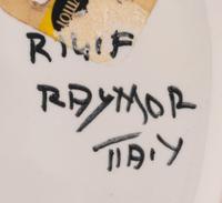 Wall Plaque and Shallow Bowl/Ashtray Raymor, Italy