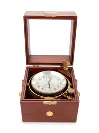 An American Mahogany Cased Two-Day Ship's Chronometer