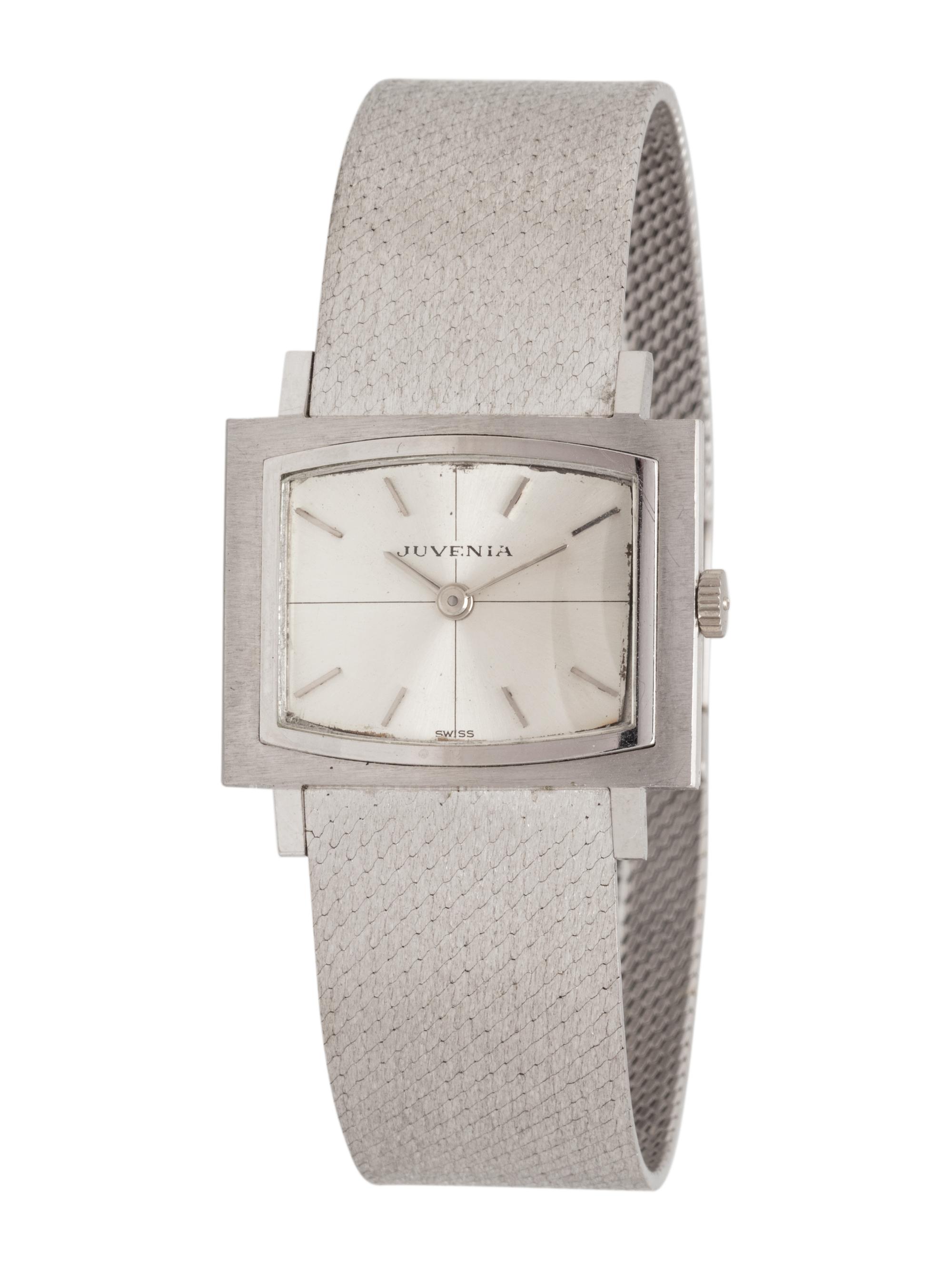 JUVENIA, 18K WHITE GOLD WRISTWATCH