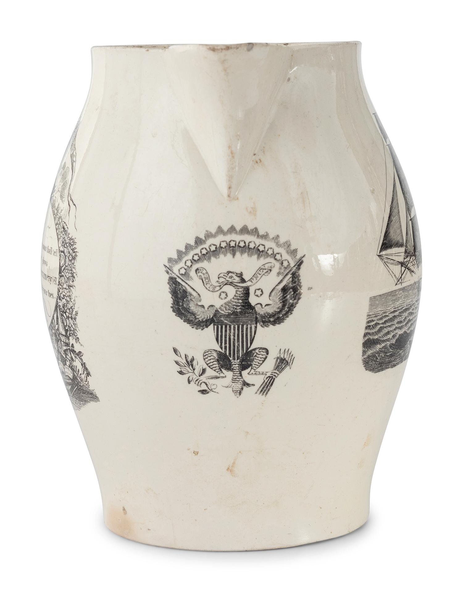 A Staffordshire Creamware Jug Made for the American Market