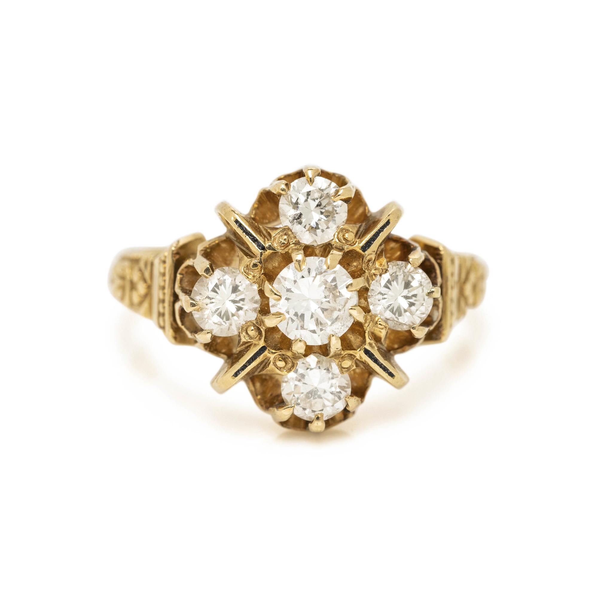 ANTIQUE, DIAMOND RING