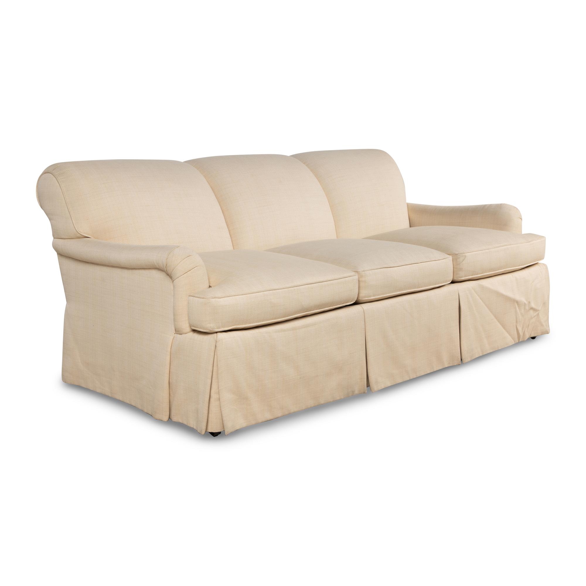 A Bridgewater Style Three-Cushion Sleeper Sofa