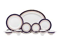 A Royal Worcester Regency Porcelain Dinner Service