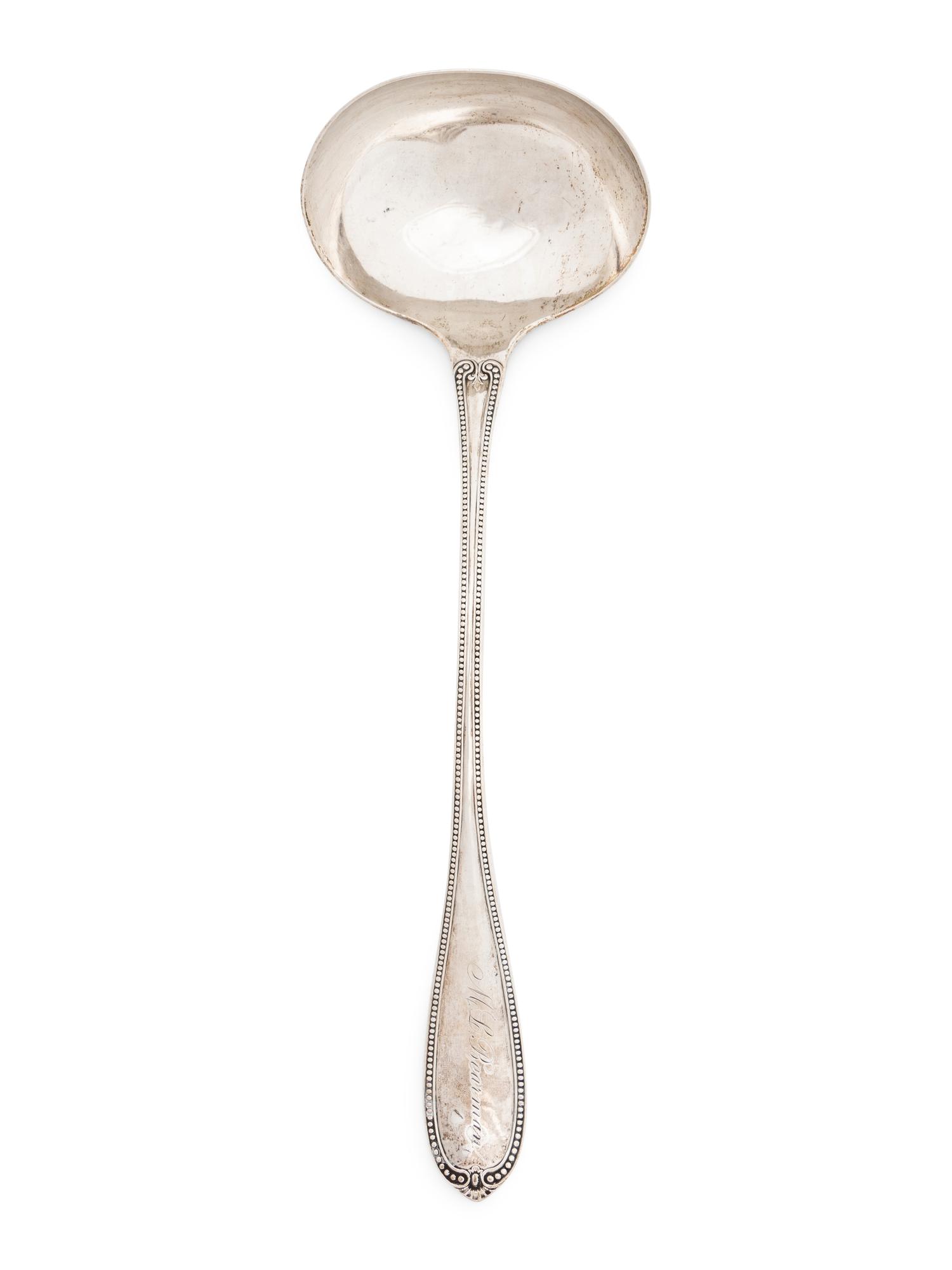 An M.W. Galt & Bro. Coin Silver Ladle