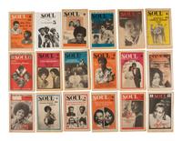 [MUSIC & ENTERTAINMENT] Soul (incomplete run). Los Angeles: Soul Publications, 1970-1979. 50 issues