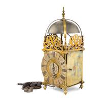 An English Brass Lantern Clock