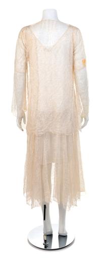 Lace Dress With Matching Jacket, 1930s
