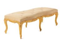 A George III Giltwood Window Bench