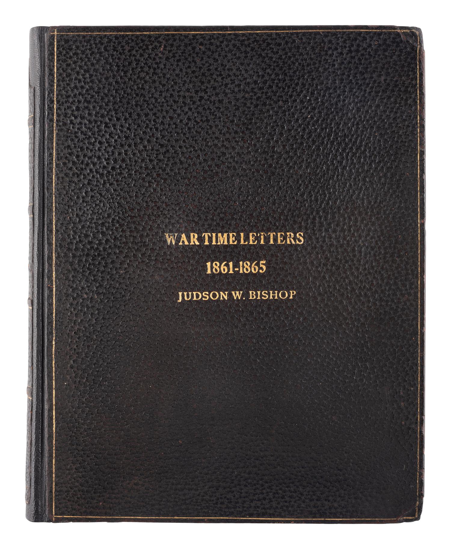 [CIVIL WAR]. Judson W. Bishop, 2nd Minnesota Infantry, Civil War archive incl. typed transcription of letters dating from 1861-1865 and related documents.