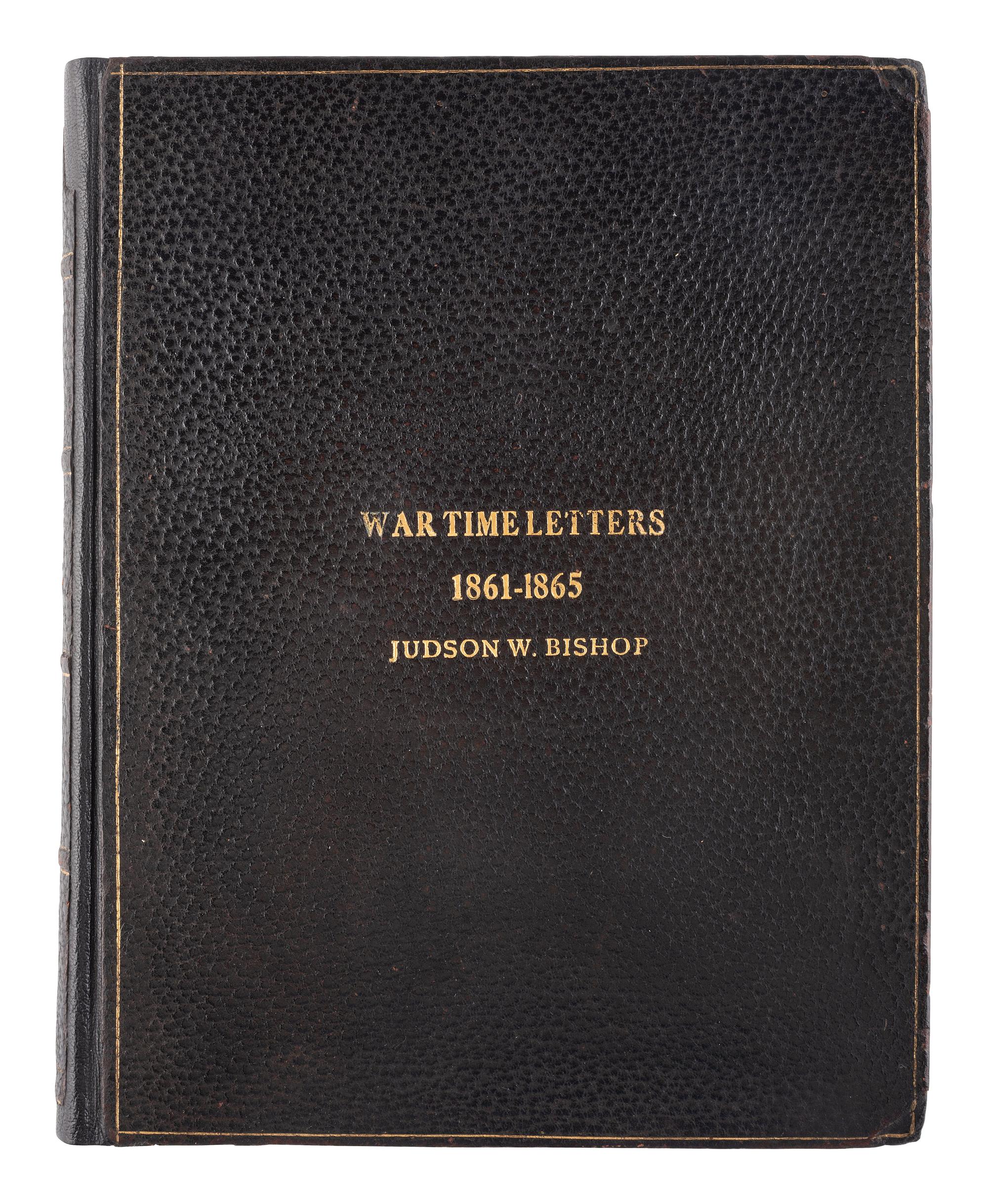 [CIVIL WAR]. Judson W. Bishop, 2nd Minnesota Infantry, Civil War archive incl. typed transcription of letters dating from 1861-1865 and related documents.