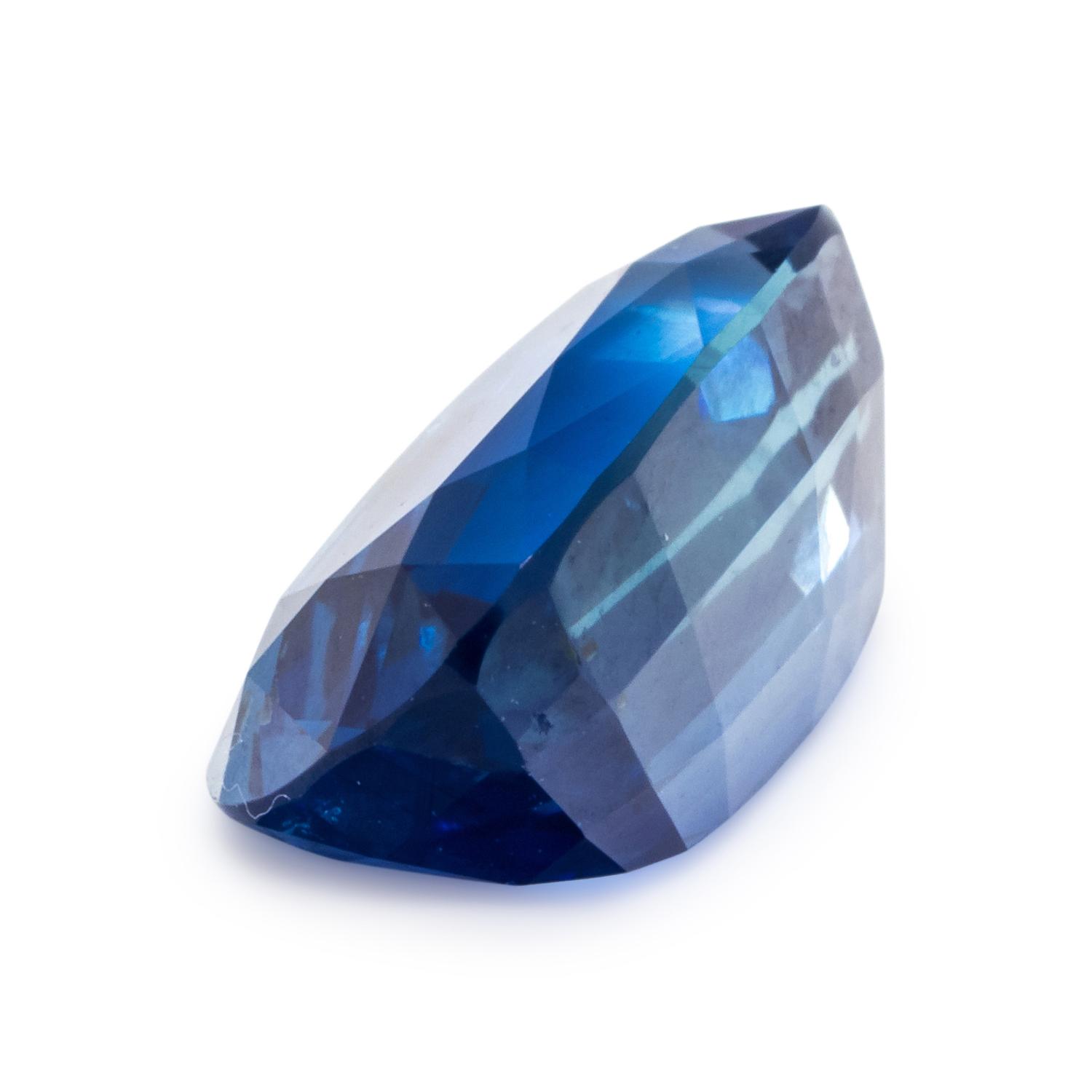 3.14 CARAT CUSHION MIXED CUT KASHMIR SAPPHIRE