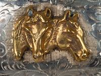 Ralph Lauren Sterling Silver Bohlin-style Ranger Set, with Horse Heads