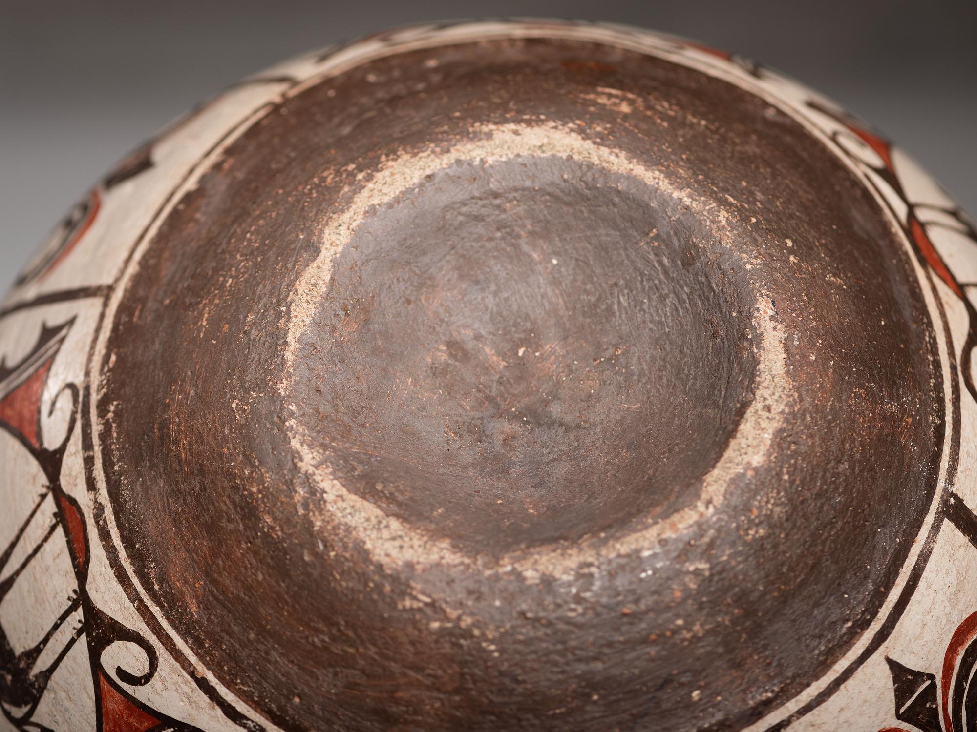 Zuni Pottery Olla, with Ladle Wear