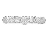 A Set of Twelve Georg Jensen Silver Coasters
