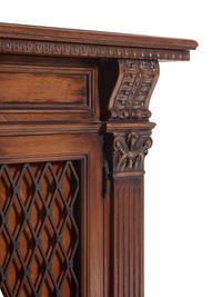 An Italian Baroque Style Walnut Cabinet