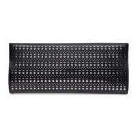 Alaïa, Laser-Cut Leather Clutch