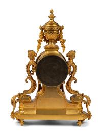 A French Gilt Bronze Mantel Clock