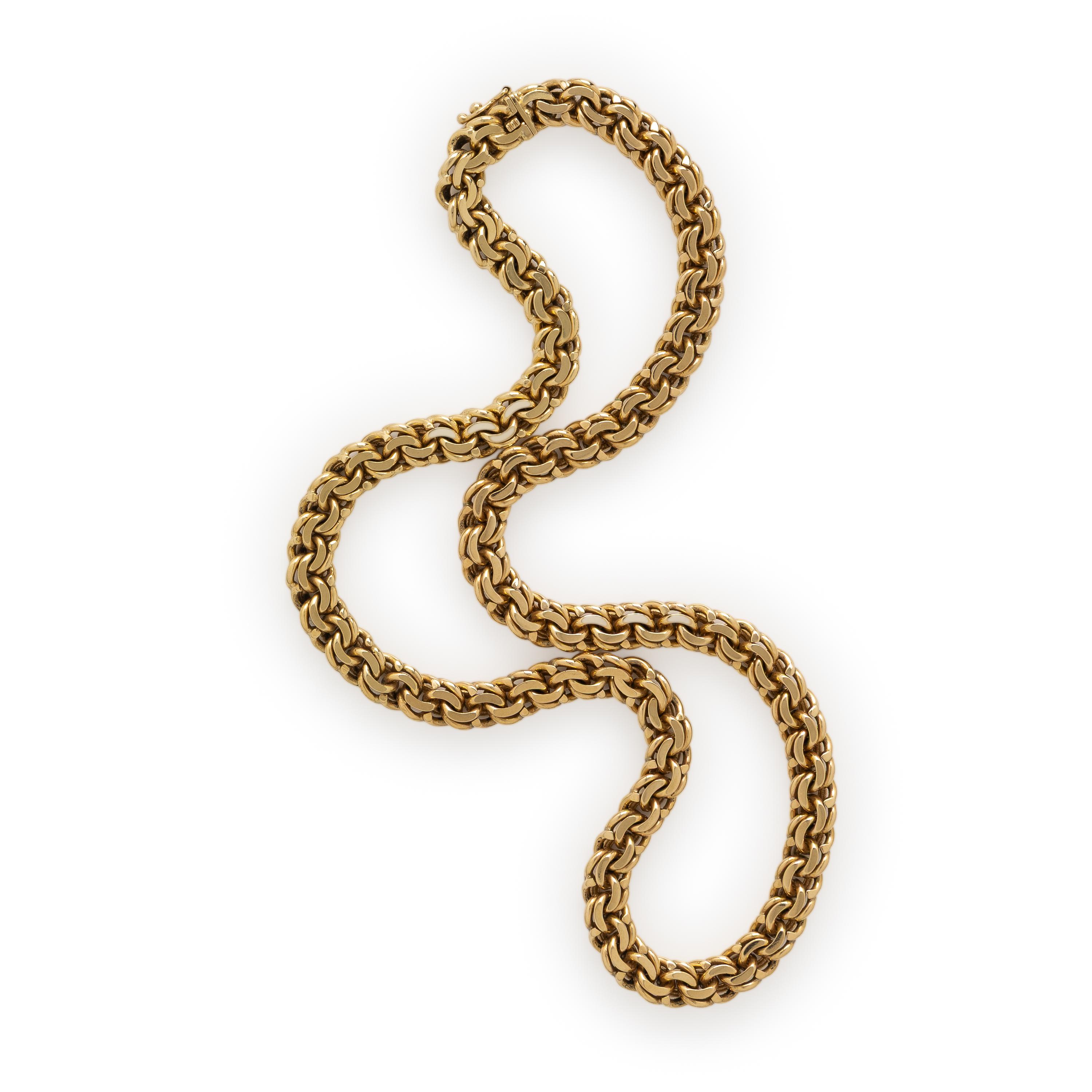 Yellow Gold Chain Necklace
