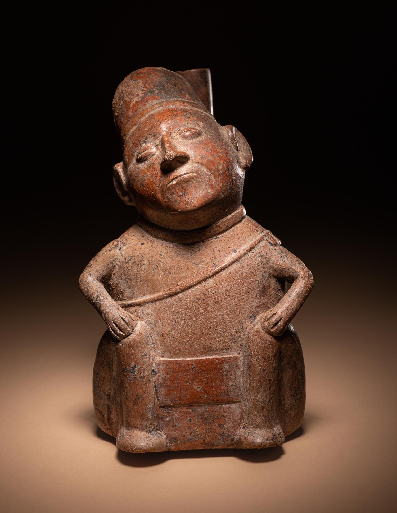 A Chimu or Inca Dreamer Stirrup Vessel