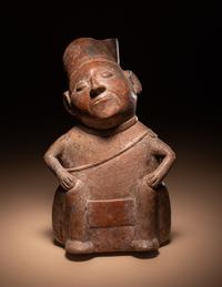 A Chimu or Inca Dreamer Stirrup Vessel