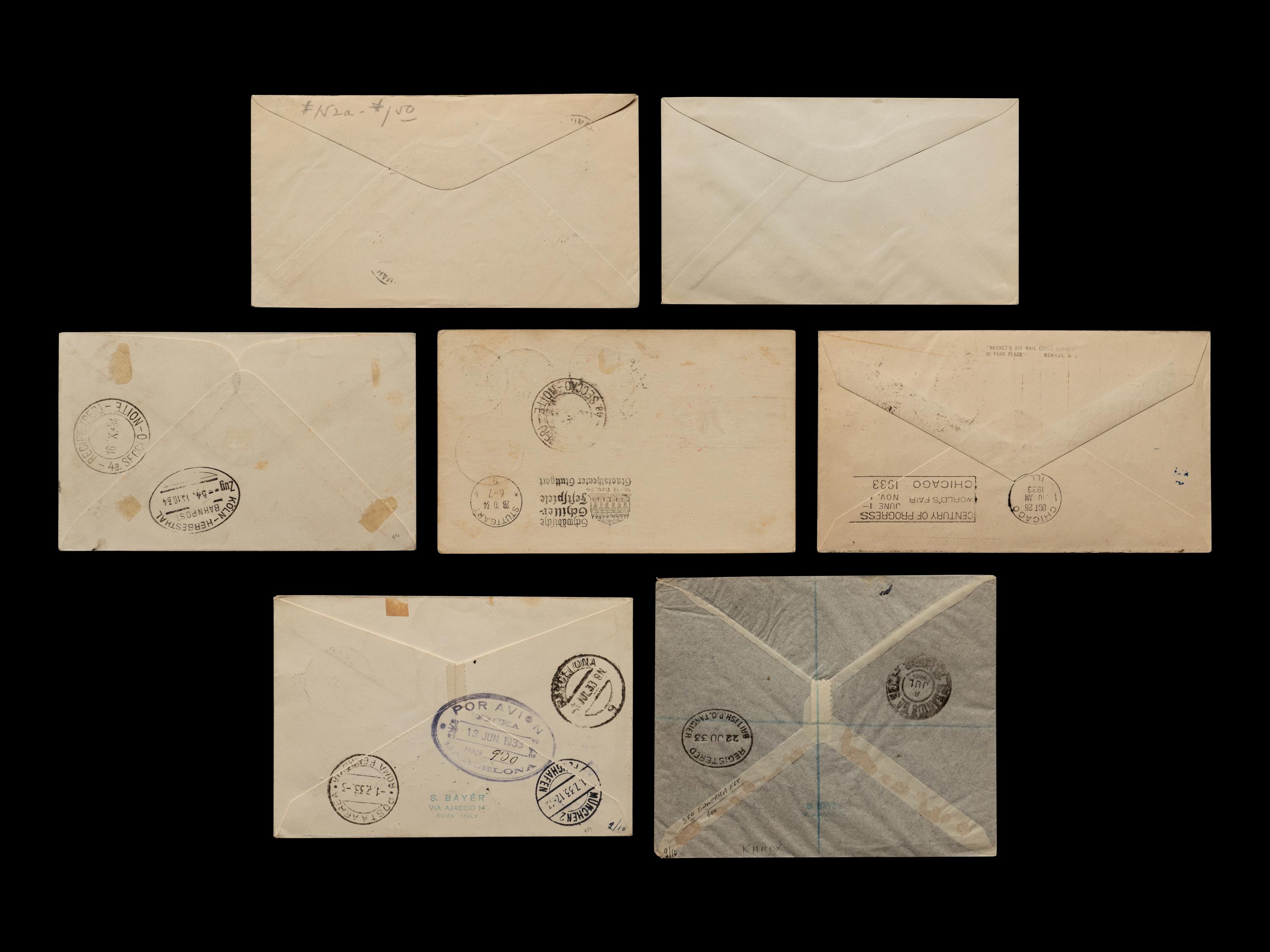 [FLIGHT COVERS] A Collection of Island and Territorial Zeppelin Flight Covers and Postcards