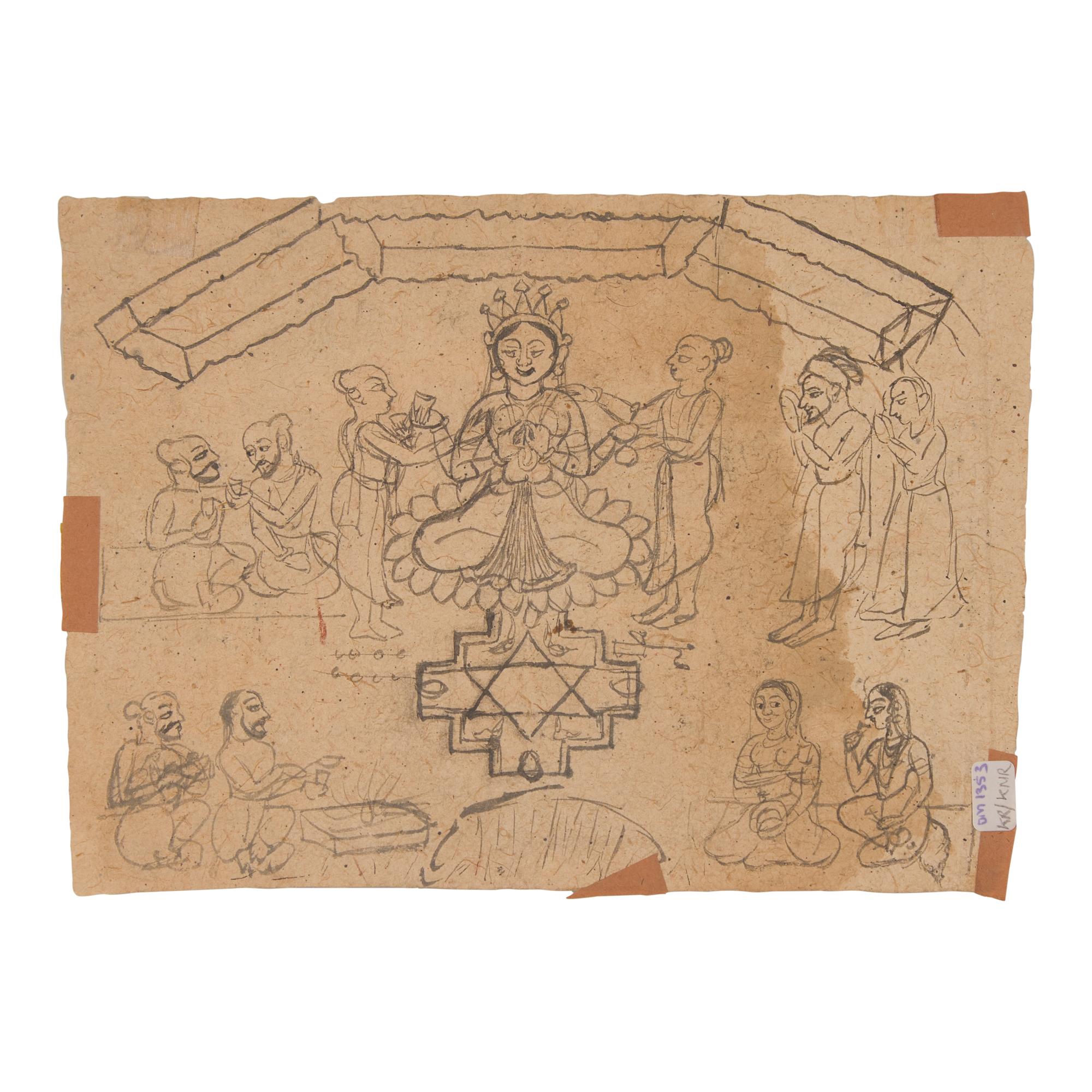 Four Indian Drawings — 印度素描四幅