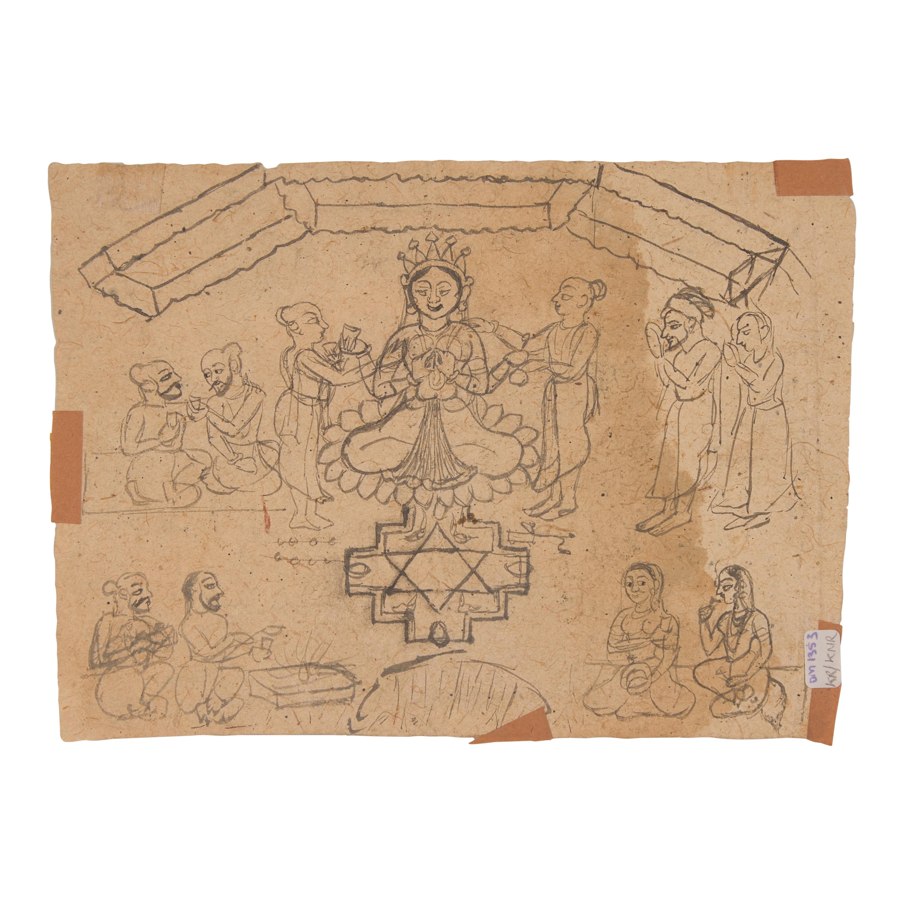 Four Indian Drawings — 印度素描四幅