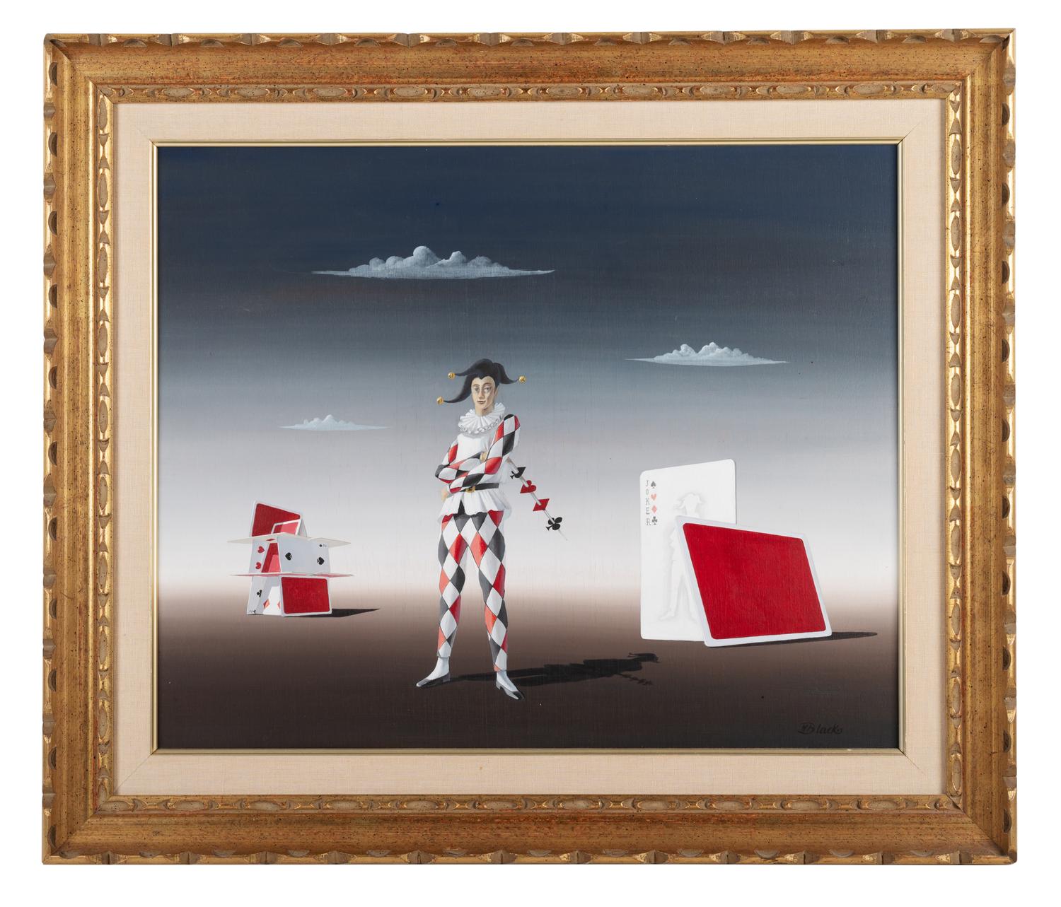 Untitled (Harlequin with Playing Cards)
