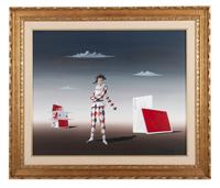 Untitled (Harlequin with Playing Cards)