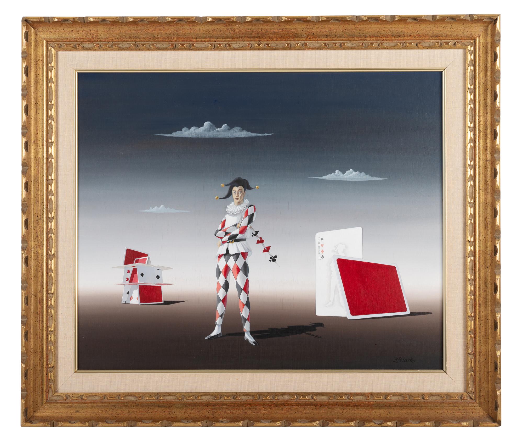 Untitled (Harlequin with Playing Cards)