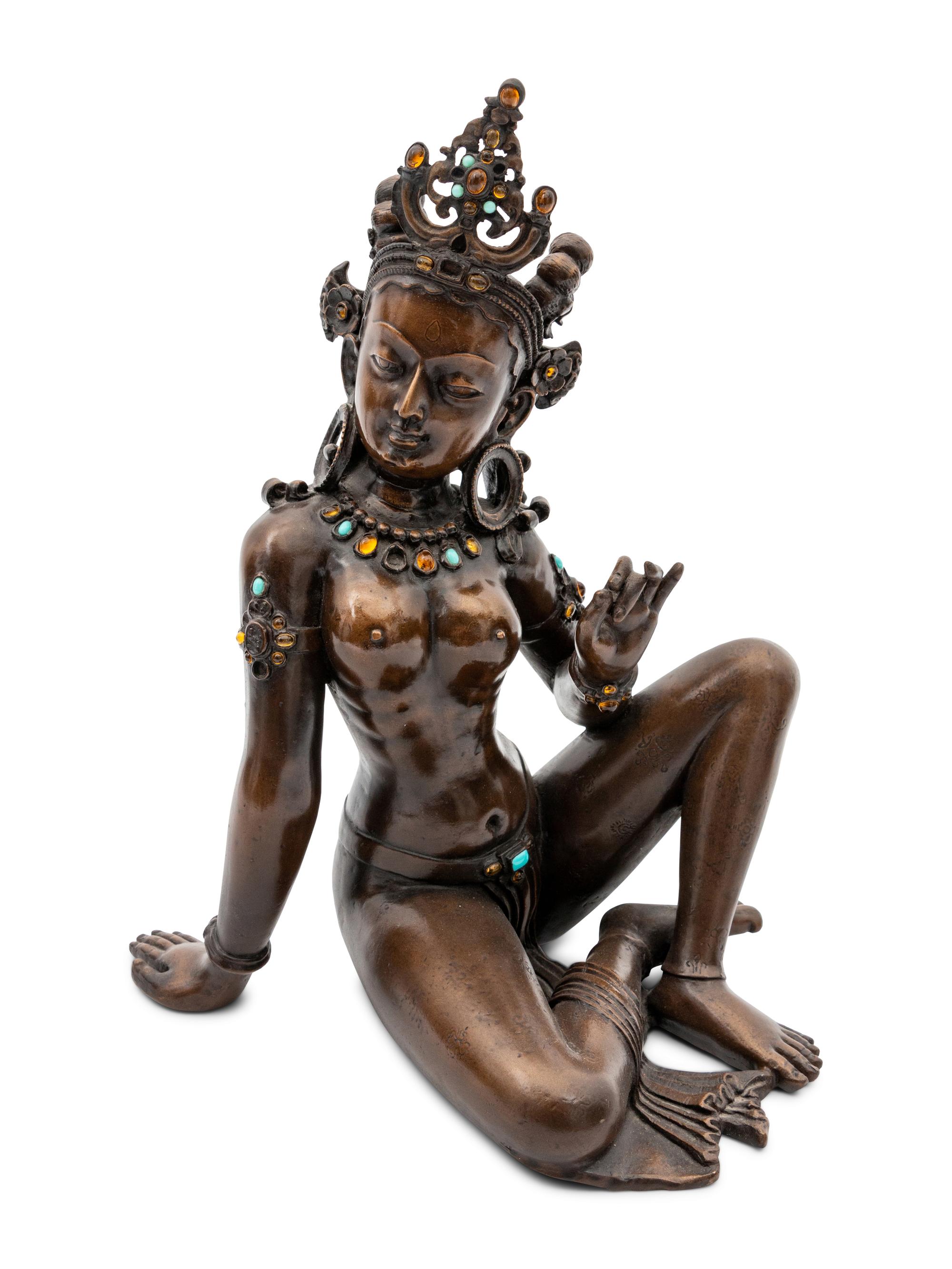 A Bronze Southeast Asian Deity