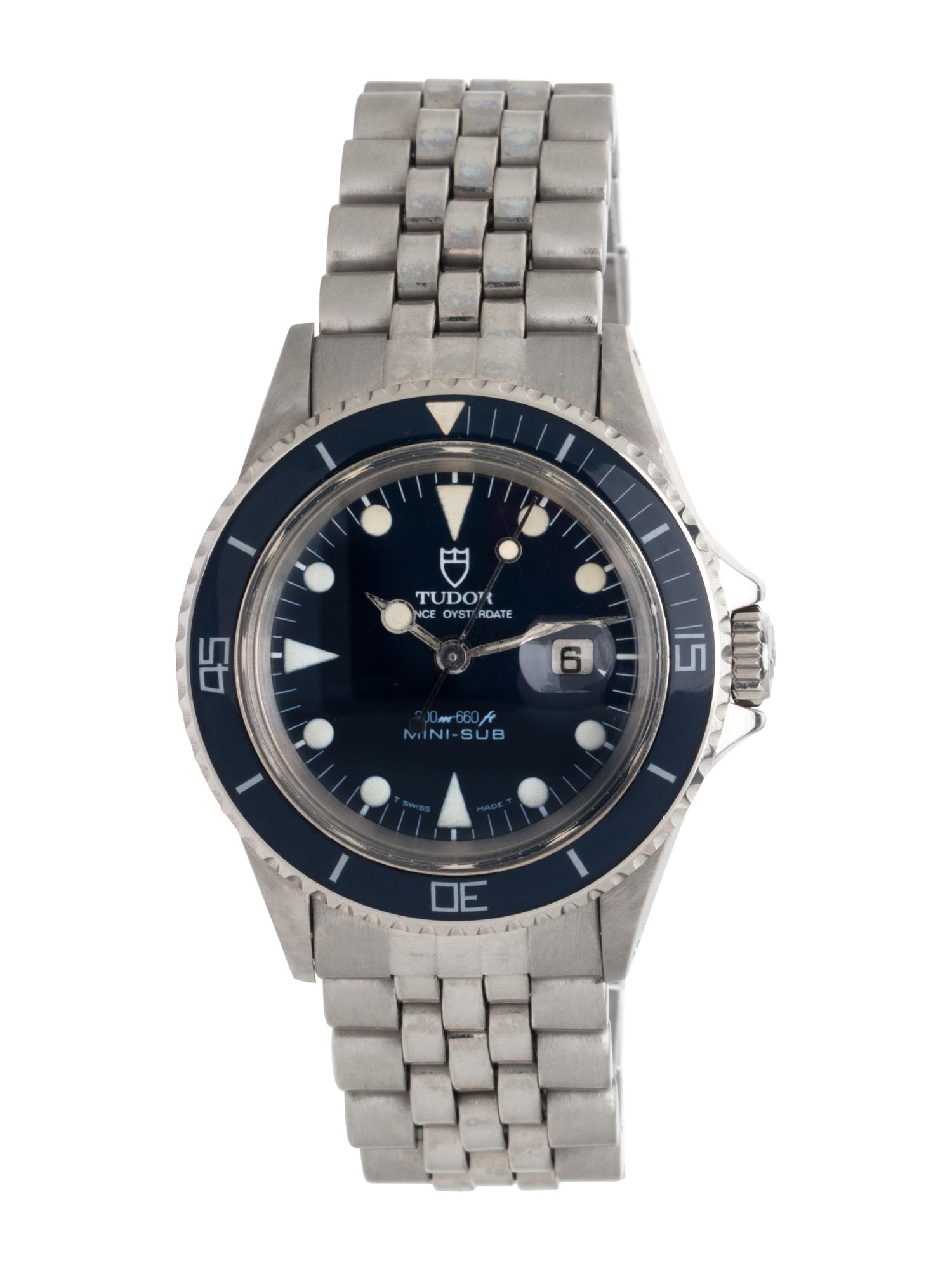TUDOR, REF. 94400 STAINLESS STEEL 'MINI-SUB' WATCH