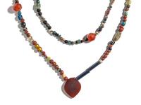 A Roman and Islamic Glass Bead Necklace