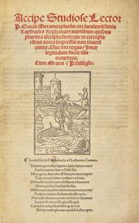 [Kelmscott Press] [Morris, William] Ovid, and Raphael Regius. Metamorphosin cum luculentissimis Raphaelis Regii enarrationibus...