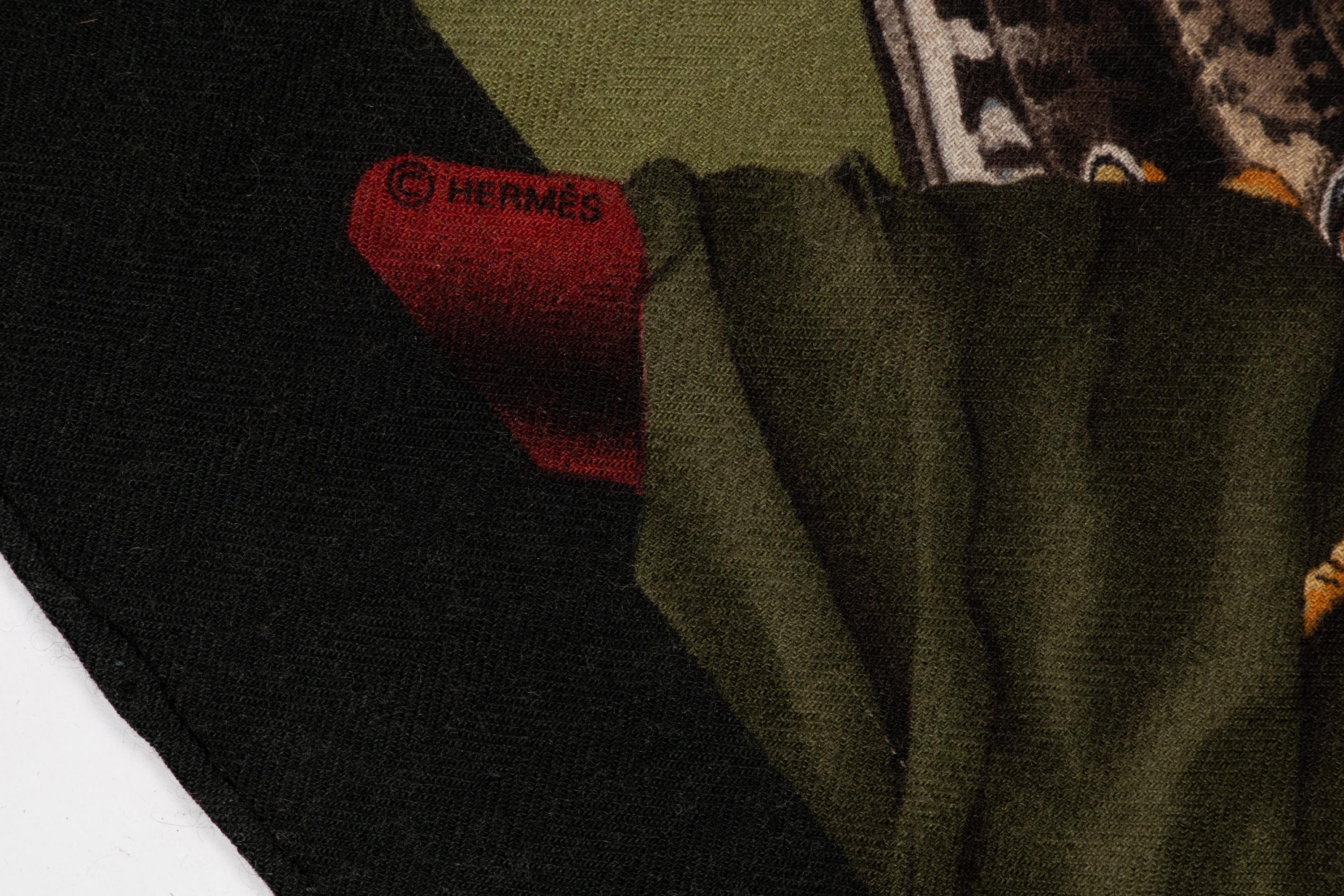 Three Designer Scarves: Two Hermès, One Ferragamo