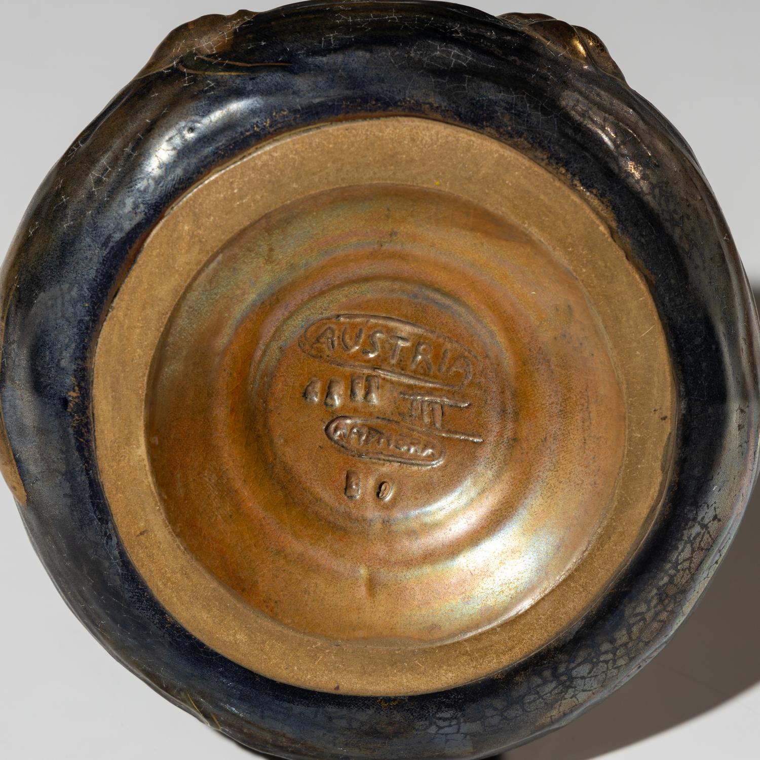 Ceramic frog pitcher, c. 1900