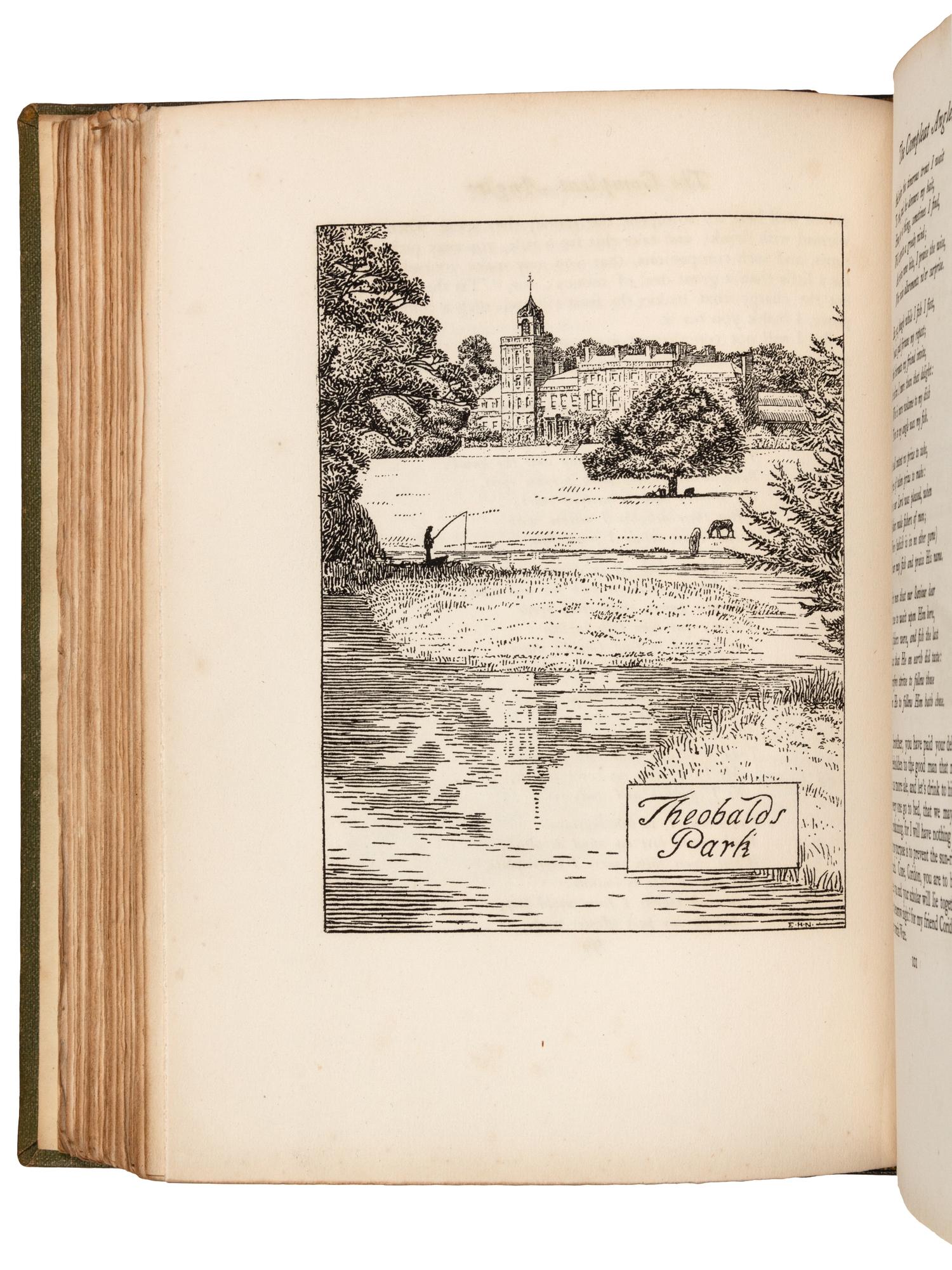 WALTON, Izaak (1593-1683) -- COTTON, Charles (1630-1687). The Compleat Angler. Edmund H. New, illustrator. London & New York: John Lane, 1897.