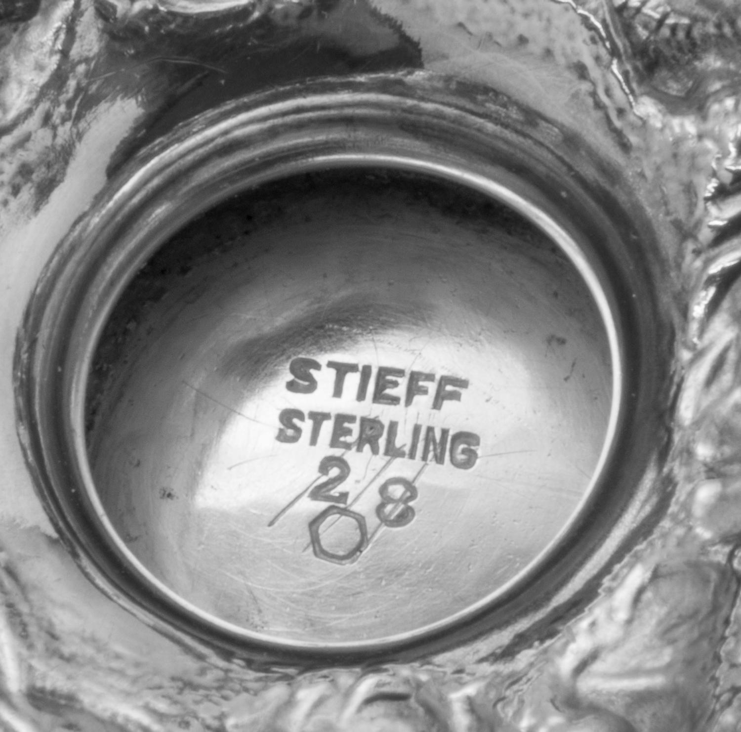 An American Silver Creamer and Sugar