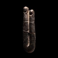 An Egyptian Stone Two-Finger Amulet