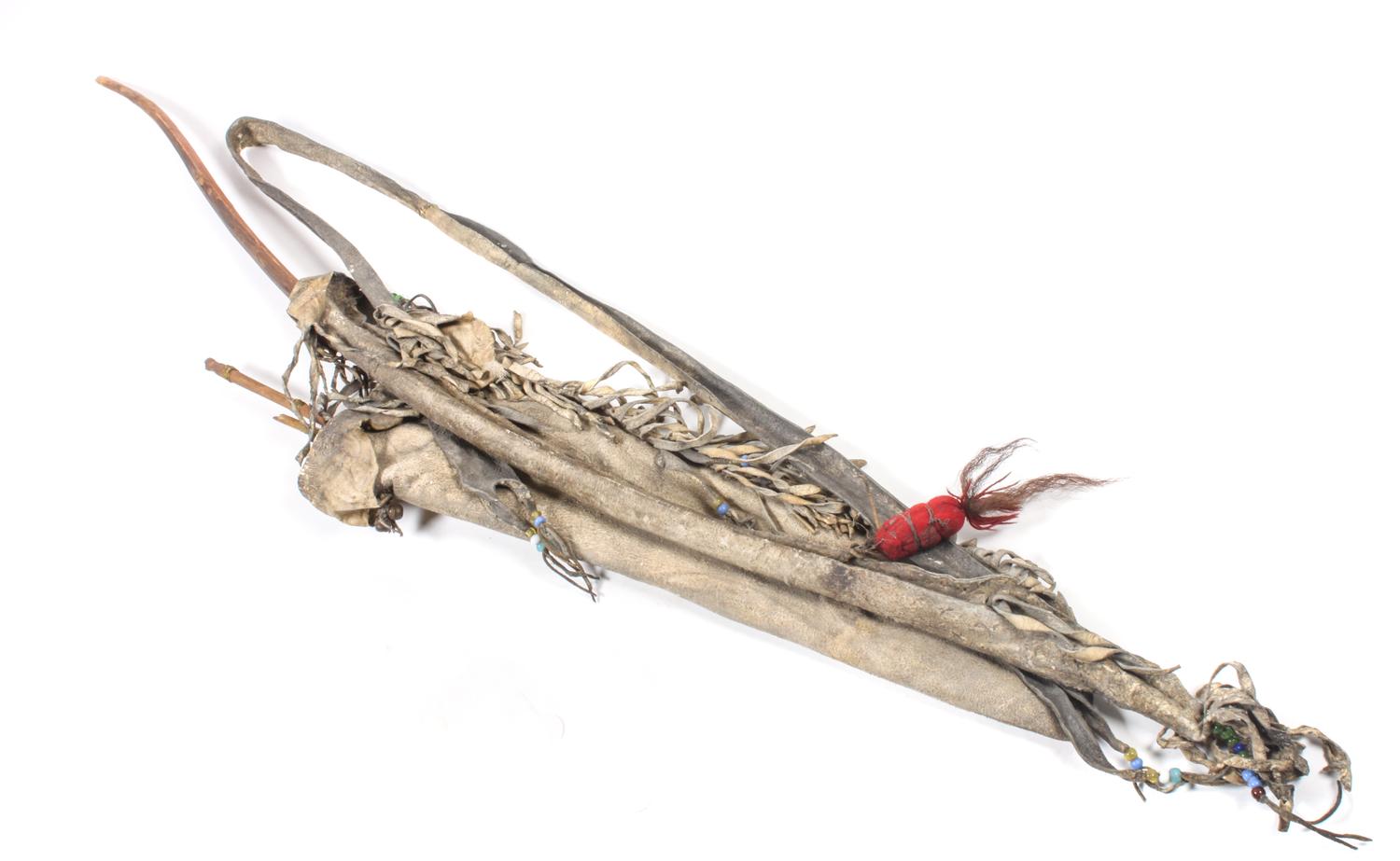Western Ute or Eastern Paiute Archery Set Length of bow 48 inches — Late 19th Century