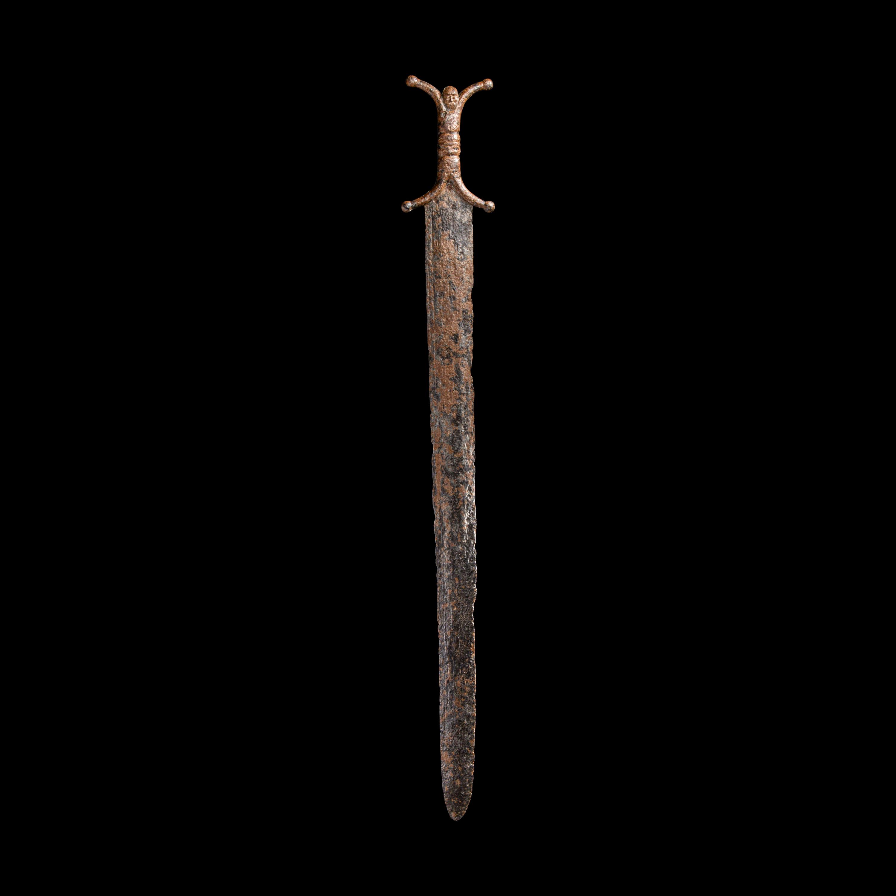 A Celtic Iron Anthropomorphic Sword