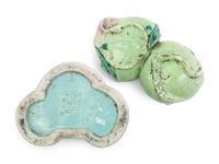 Two Chinese Famille Rose Porcelain Scholar's Objects