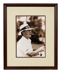 A Group of 13 Photographs of Golfers Formerly Displayed at Mike Ditka’s Restaurant