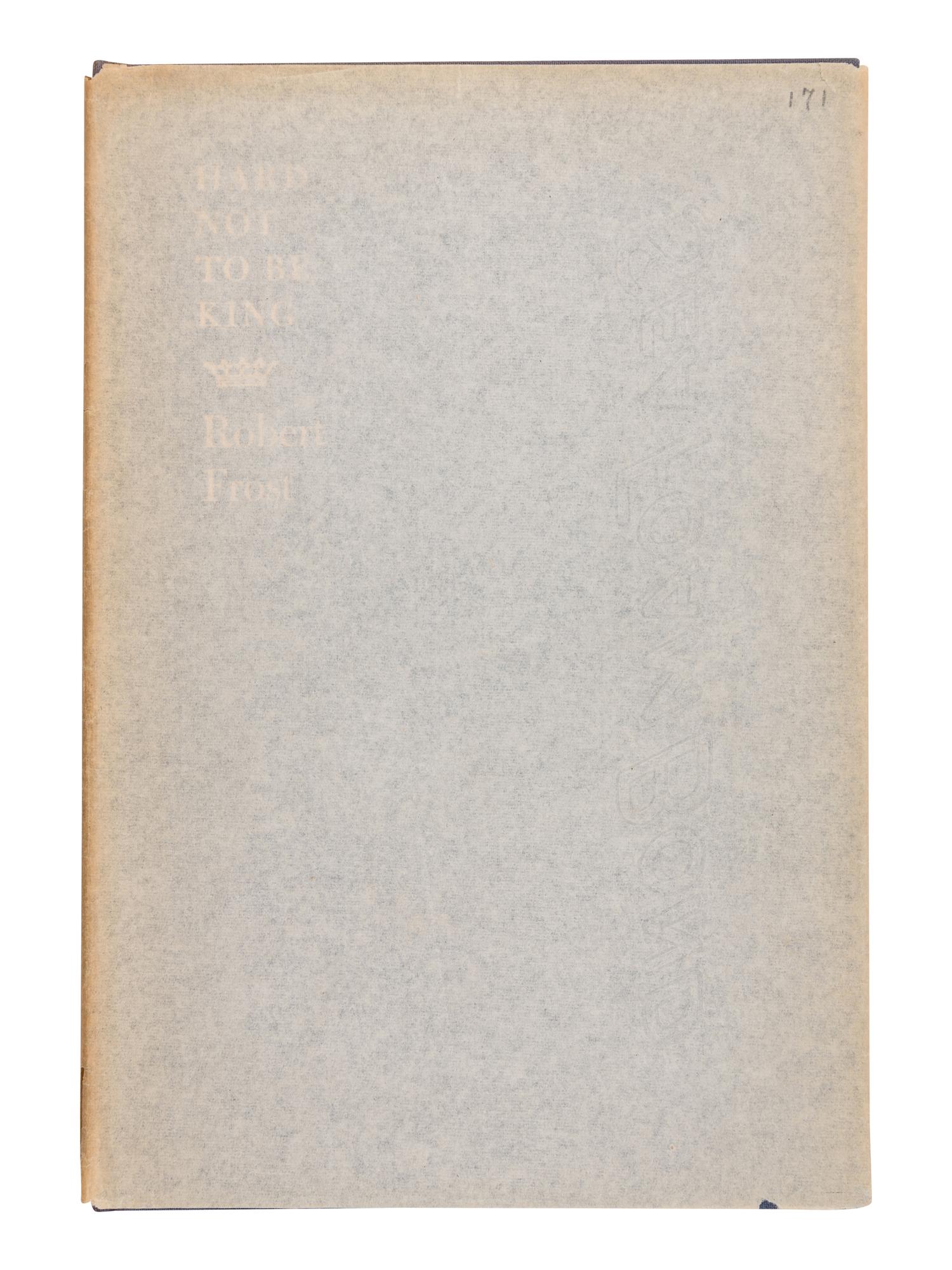 FROST, Robert (1874-1963). A group of 8 SIGNED LIMITED EDITIONS, comprising: