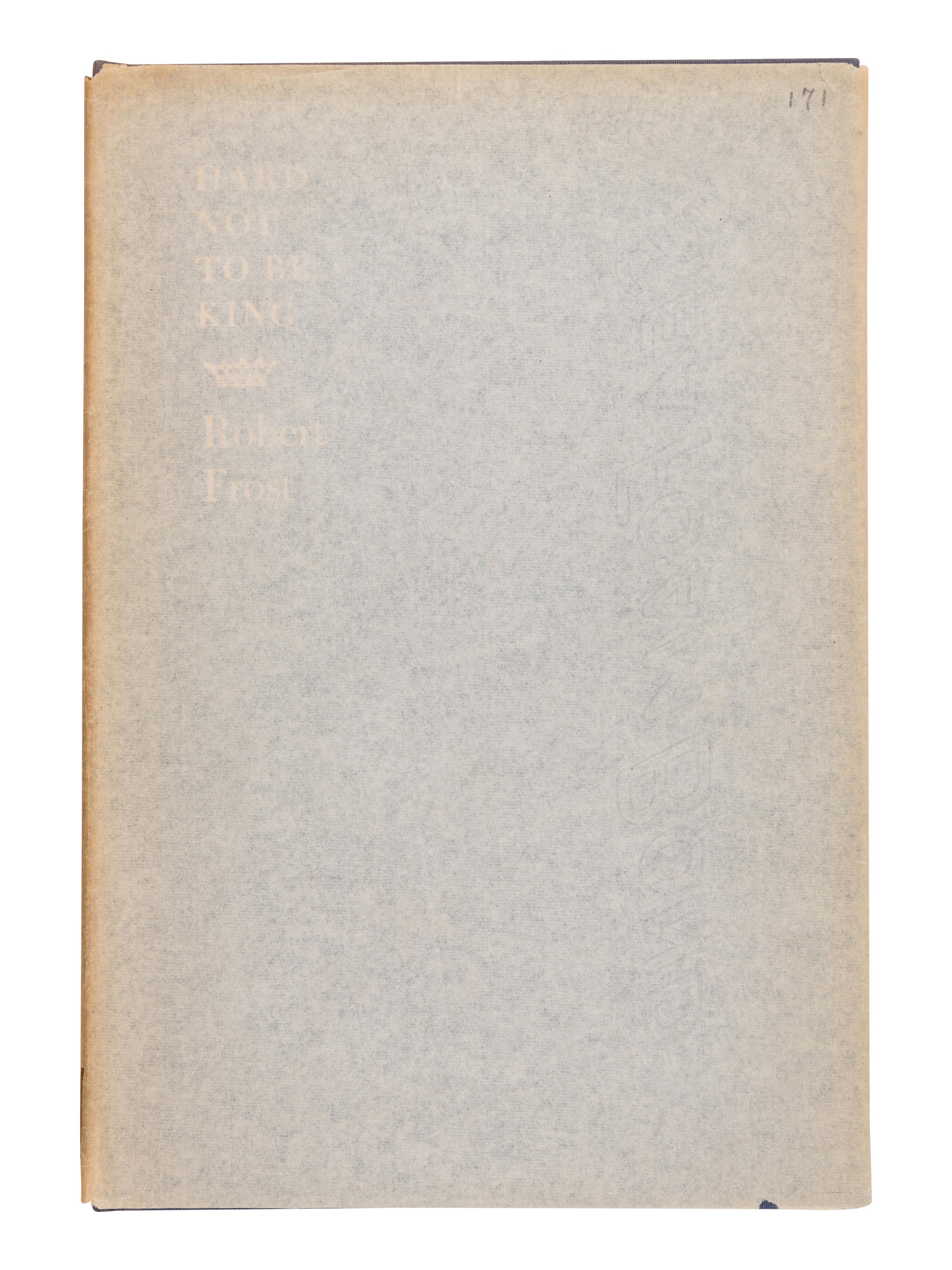 FROST, Robert (1874-1963). A group of 8 SIGNED LIMITED EDITIONS, comprising: