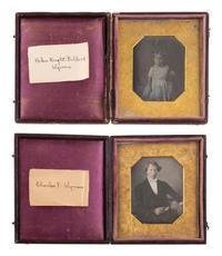 [EARLY PHOTOGRAPHY]. 6 daguerreotypes of Wyman and Bullard family members of Cambridge, MA.