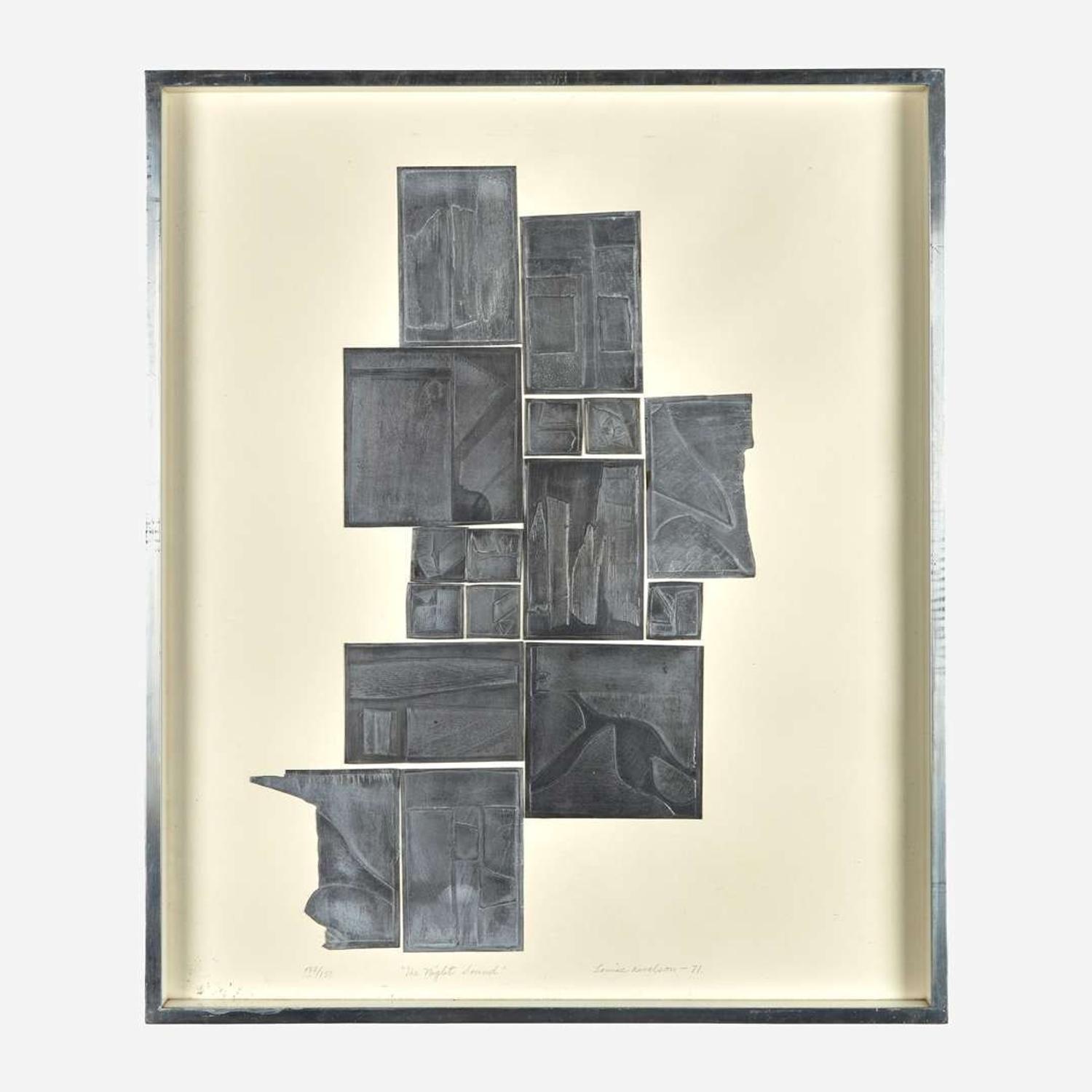 Louise Nevelson (American, 1899-1988) The Night Sound