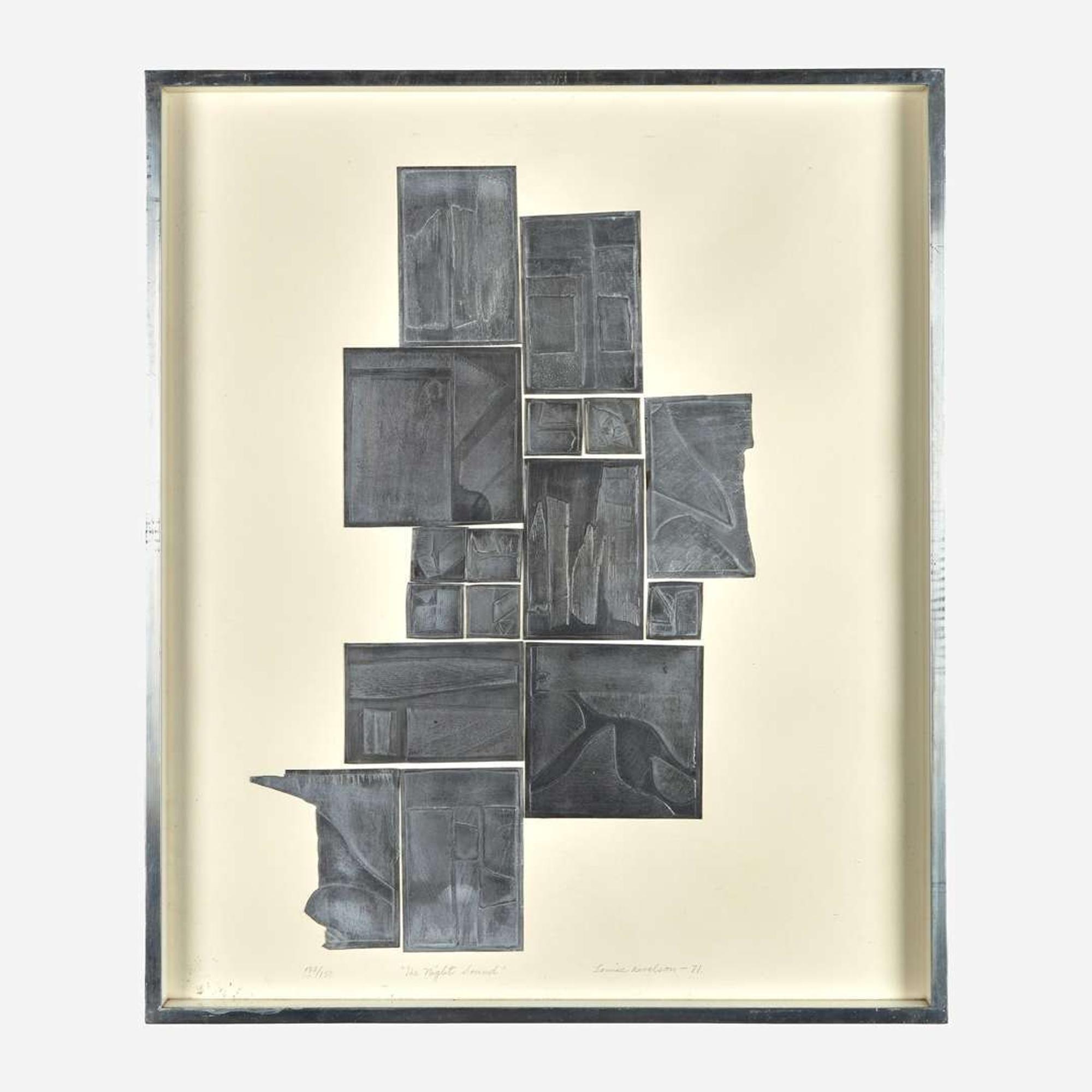 Louise Nevelson (American, 1899-1988) The Night Sound