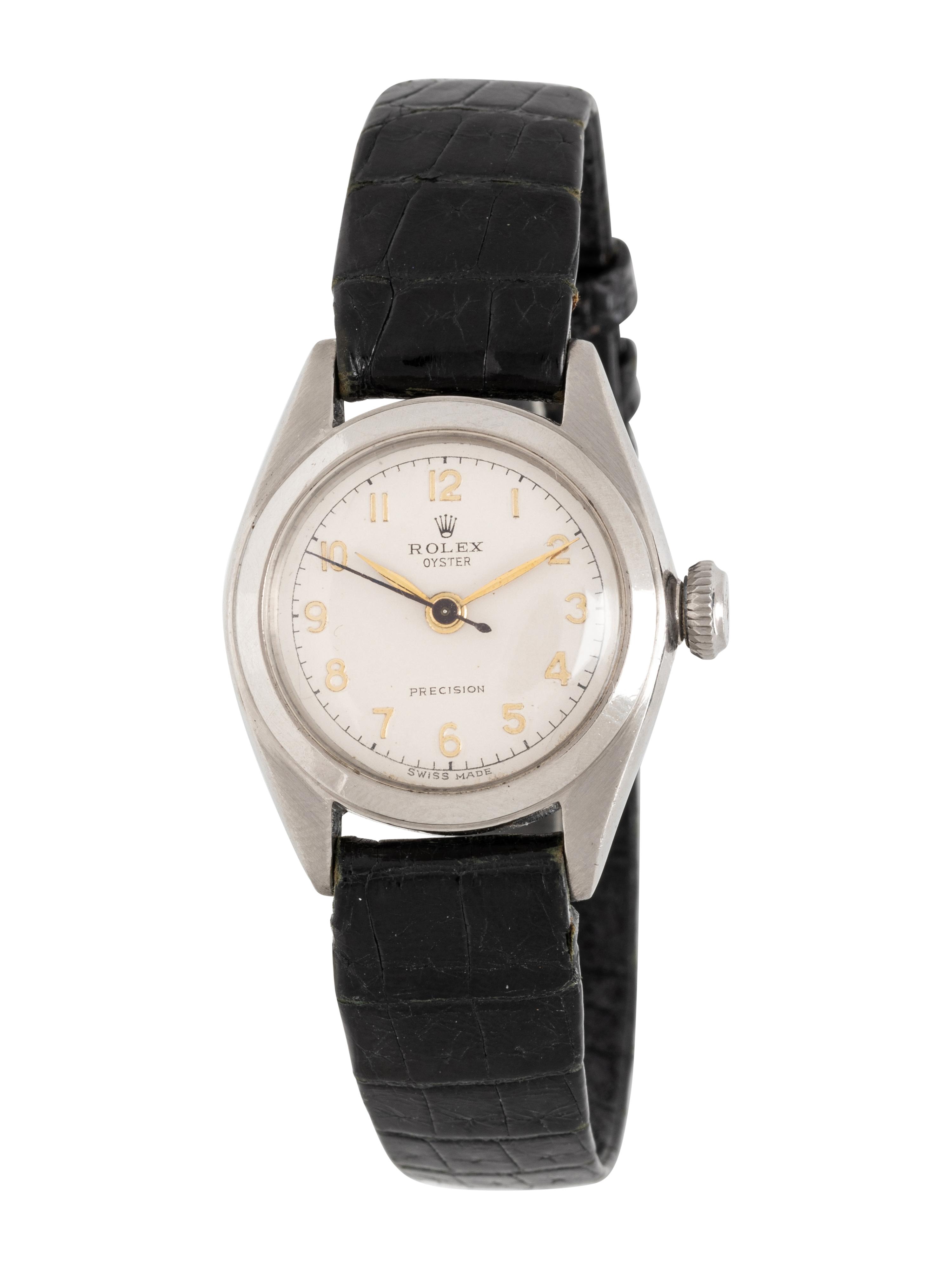 ROLEX, REF. 5004 STAINLESS STEEL 'OYSTER PRECISION' WATCH