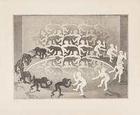 M. C. Escher, (Dutch, 1898-1972), The Encounter, 1944